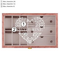 boite personnalisable pour montres et lunettes femme