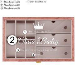 coffret personnalisable pour montres et lunettes femme