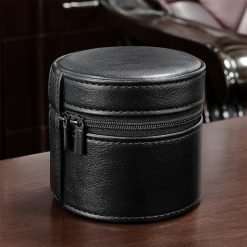 boite-rangement-montre-cuir-noir