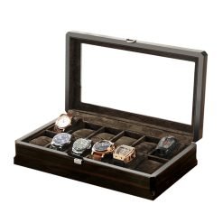 coffret-12-montres-bois-précieux
