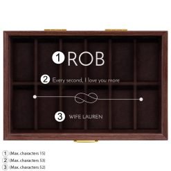 coffret montre personnalisable