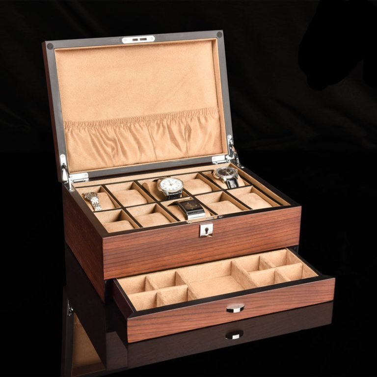 Boîte De Rangement Pour Montre Homme – Étui De Voyage Et Coffret à Bijoux, Acier Inoxydable