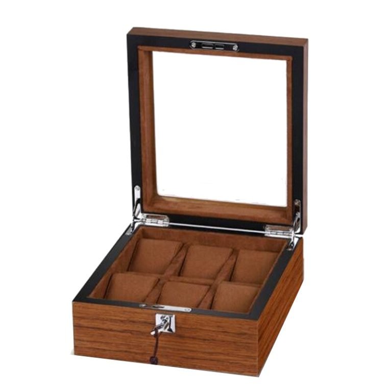 CASE ELEGANCE Boîte à Montres en Bois Massif, Coffret Montres Homme/Femme, Boite de Rangement CASE ELEGANCE Boîte à Montres en Bois Massif, Coffret Montres Homme/Femme, Boite de Rangement