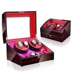 remontoir-4-montres-automatiques-ébène-rouge