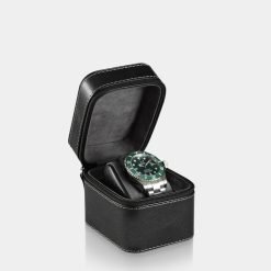 étui à montre en cuir