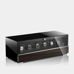 remontoir 6 montres bois de macassar