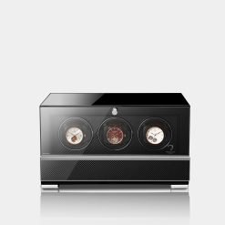 remontoir 3 montres carbone